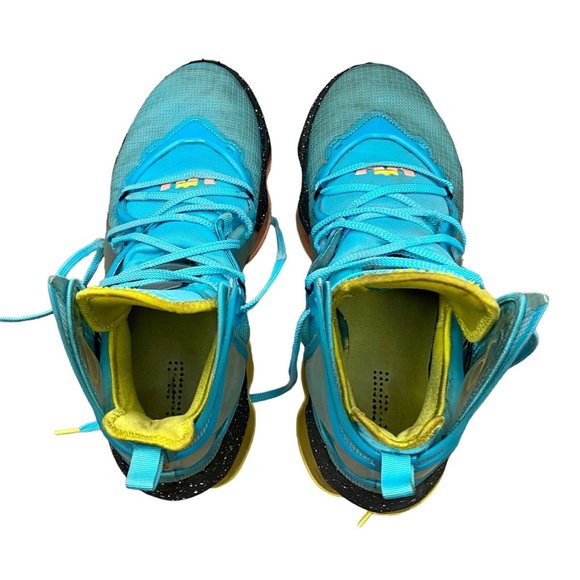 GUC Nike Lebron  XIX‎  Size 11.5 Polarized Blue/Crimson Bliss DC9338-400 - Picture 4 of 9